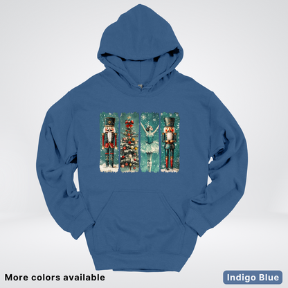Vintage Nutcracker Ballet Panel - Hoodie