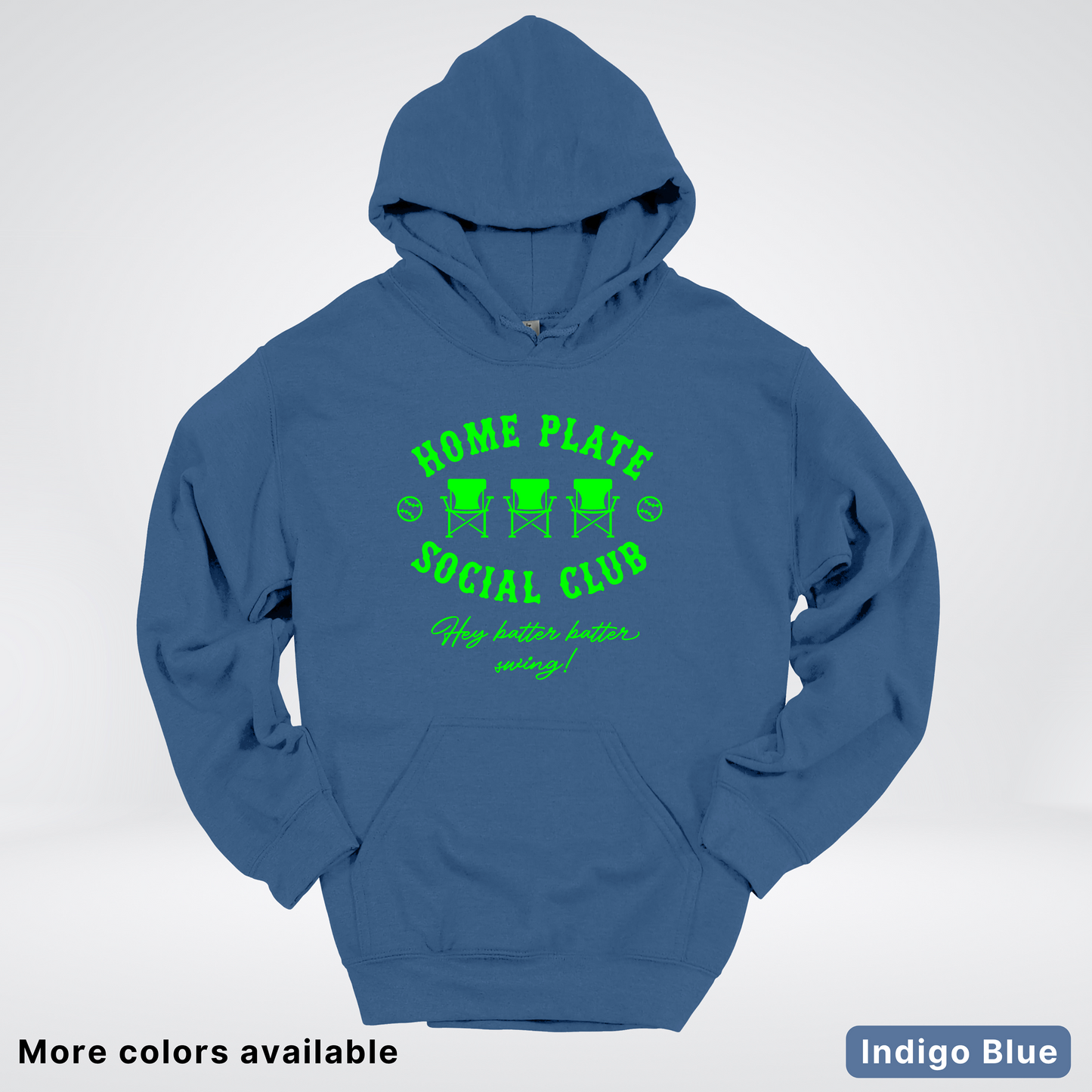 Home Plate Social Club – Green Design - Hoodie
