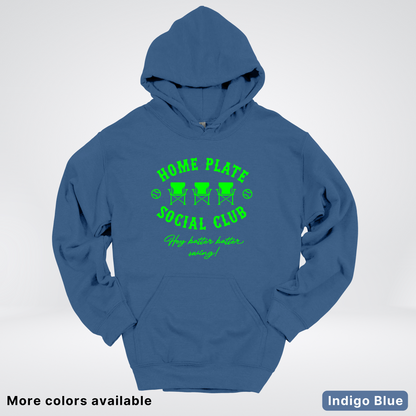 Home Plate Social Club – Green Design - Hoodie