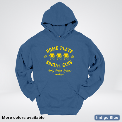 Home Plate Social Club – Gold Design - Hoodie