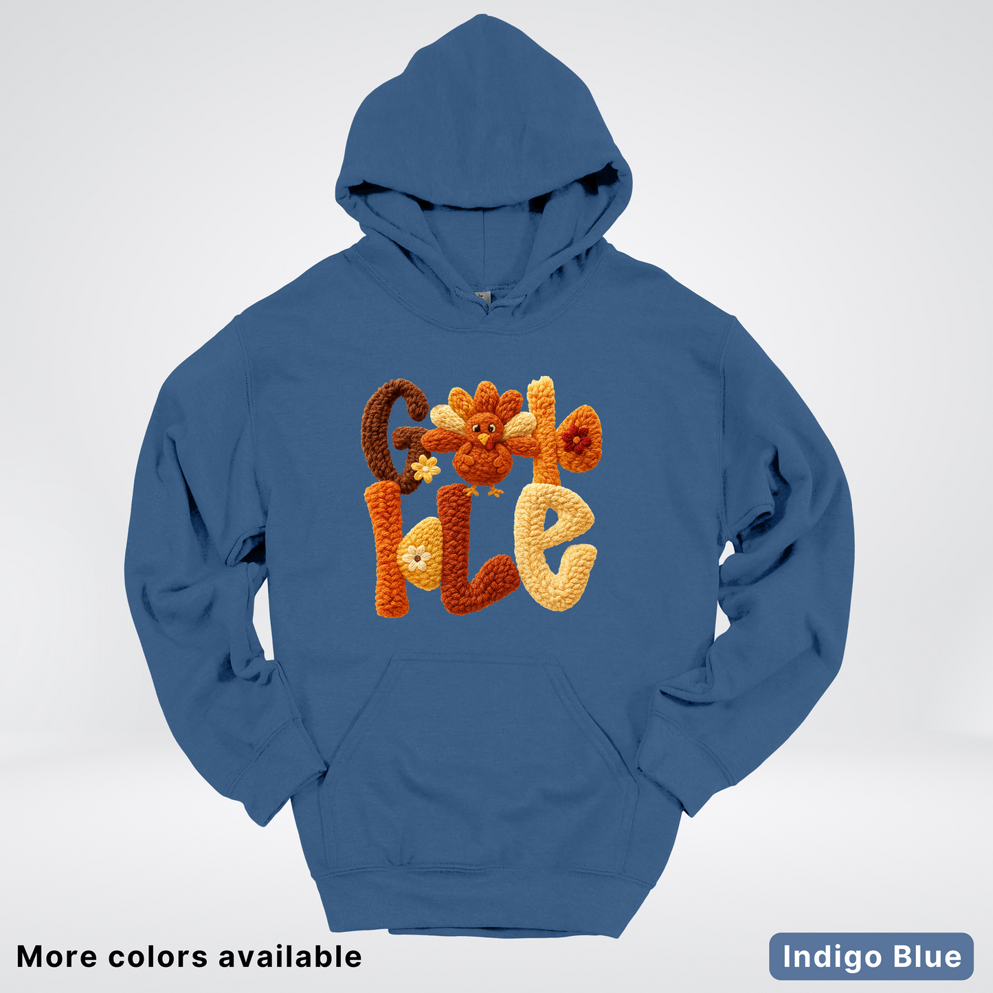 Gobble Crochet Turkey - Hoodie