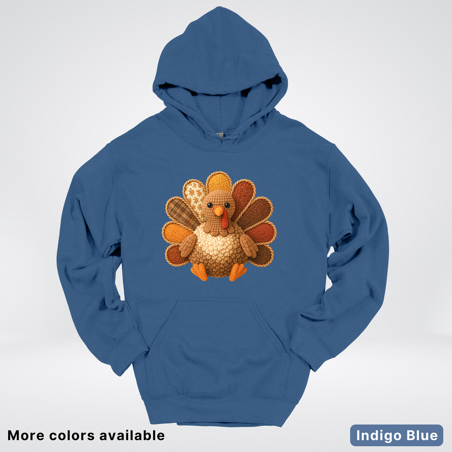 Turkey Crochet Thanksgiving Fall - Hoodie