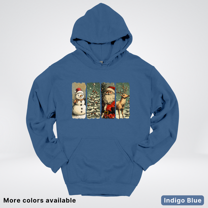 Classic Christmas Strip Art - Hoodie