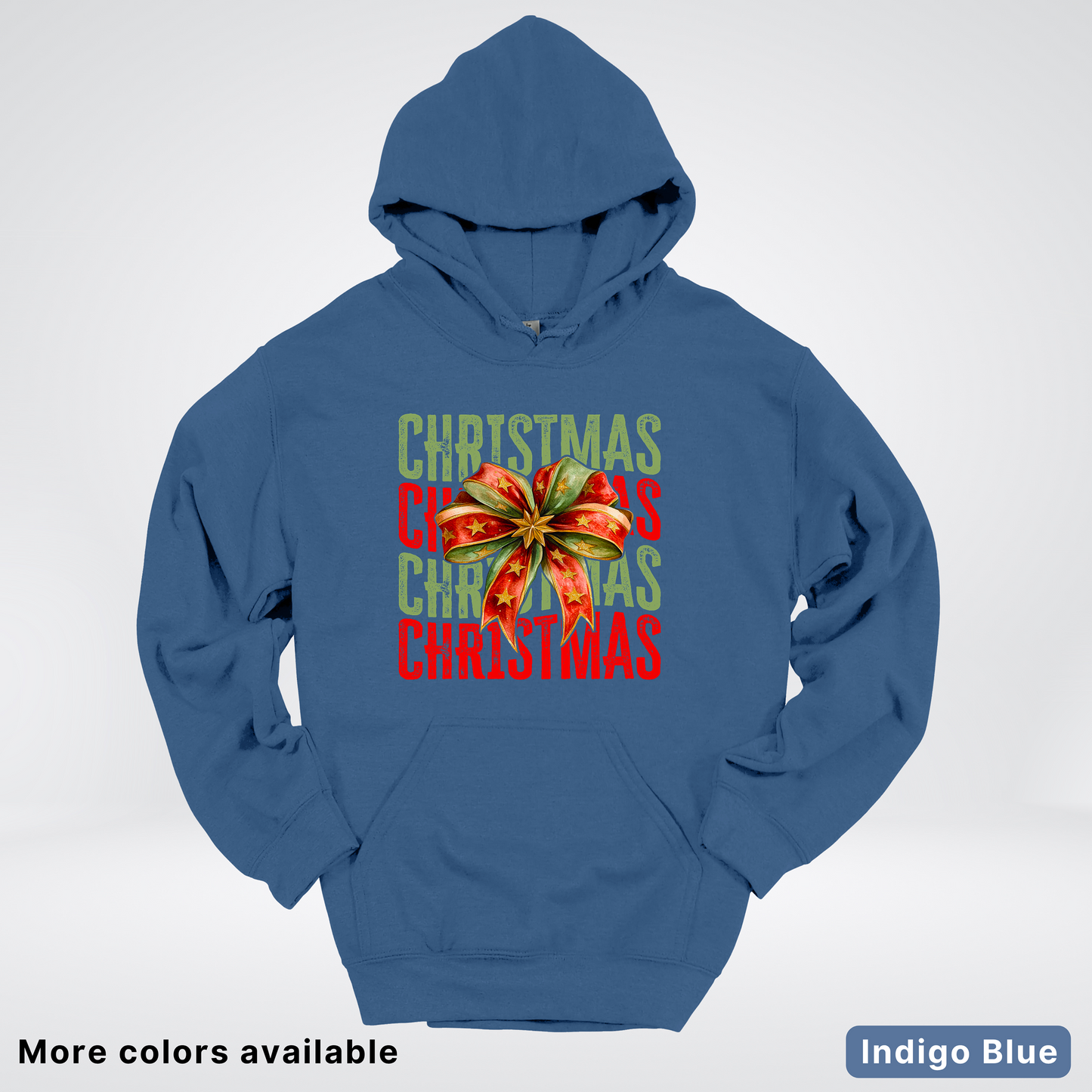 Christmas Star Bow - Hoodie