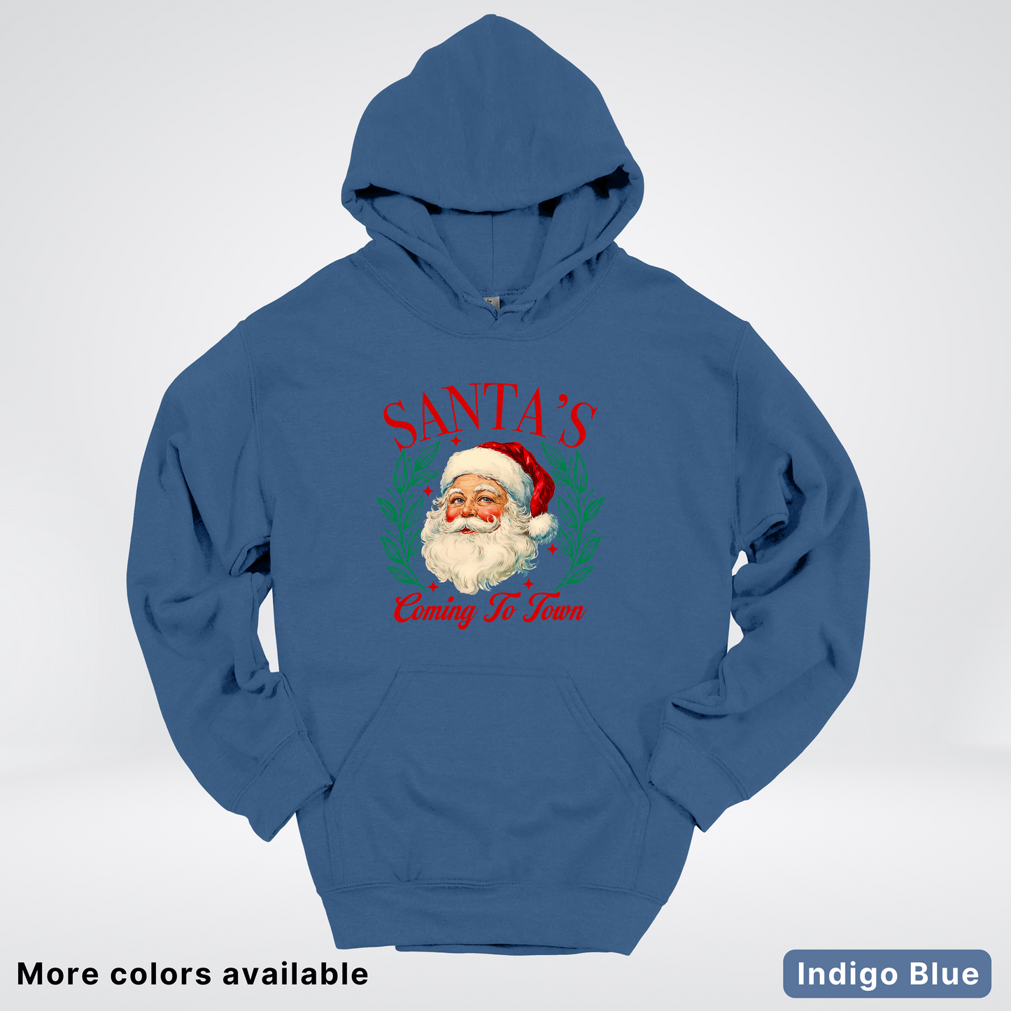 Santa's Coming To Town Hoodie - Hoodie