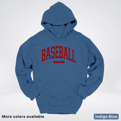Baseball 24/7 – Maroon Design - Hoodie