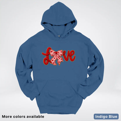 Love Bow Hook Yard Faux - Hoodie