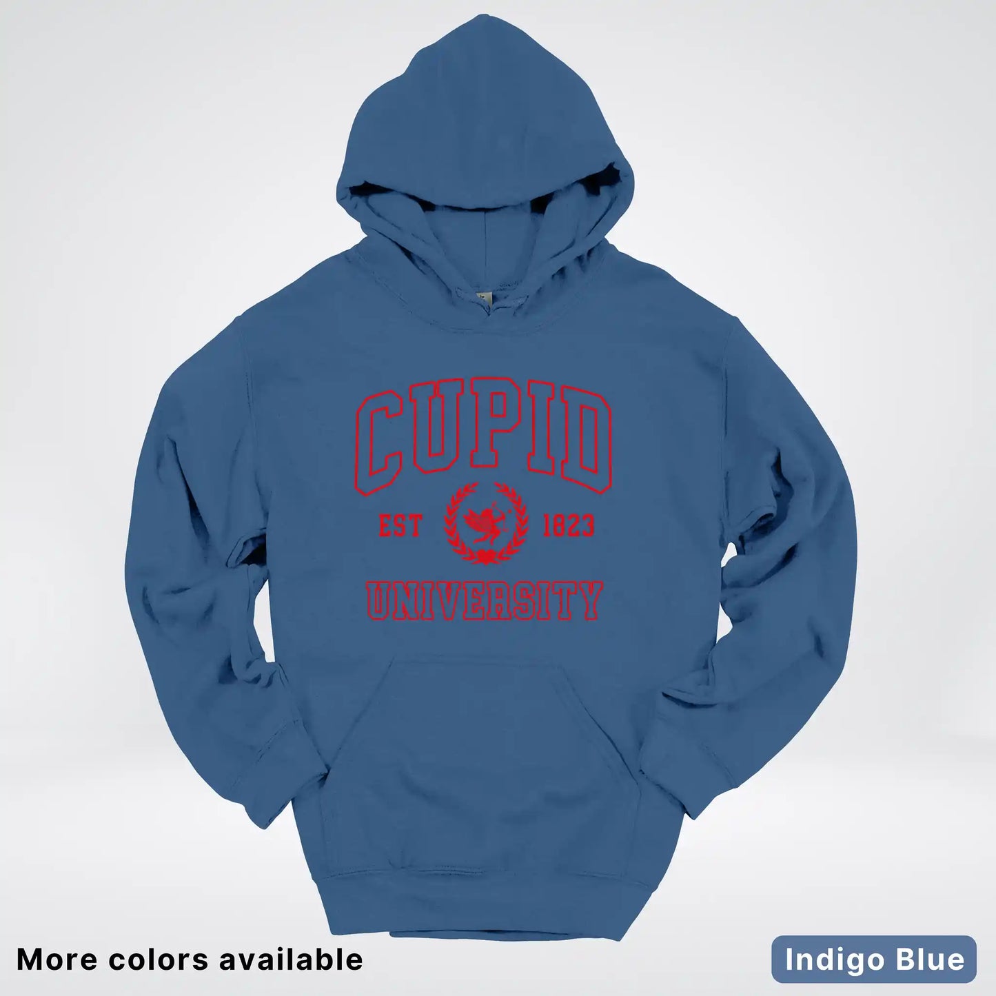 Cupid University Est 1823 - Red Design - Hoodie