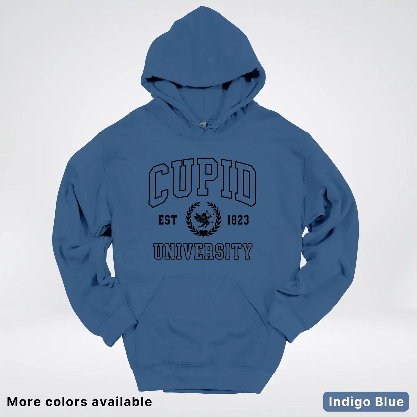 Cupid University Est 1823 - Black Design - Hoodie
