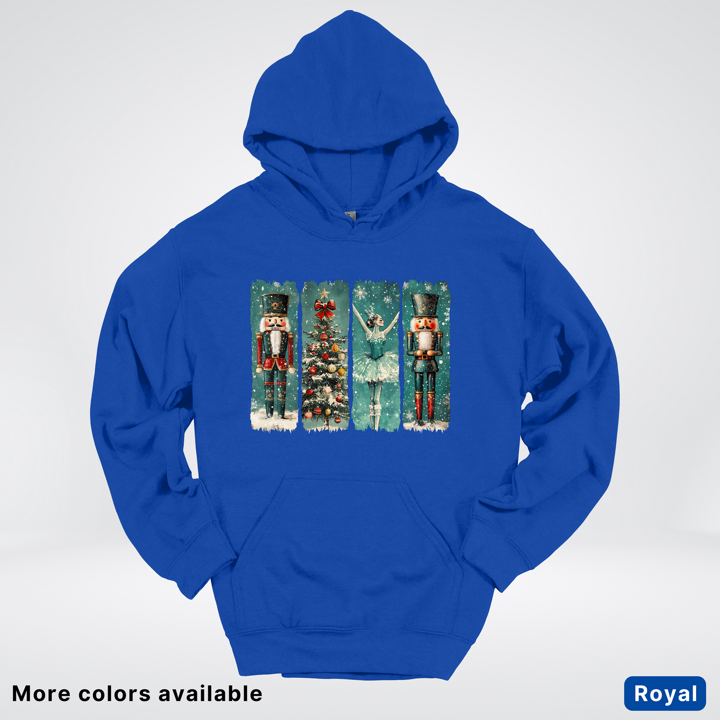 Vintage Nutcracker Ballet Panel - Hoodie