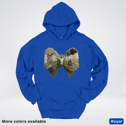 Rocking Horse Holiday Bow – Hook Yard Faux Look - Hoodie