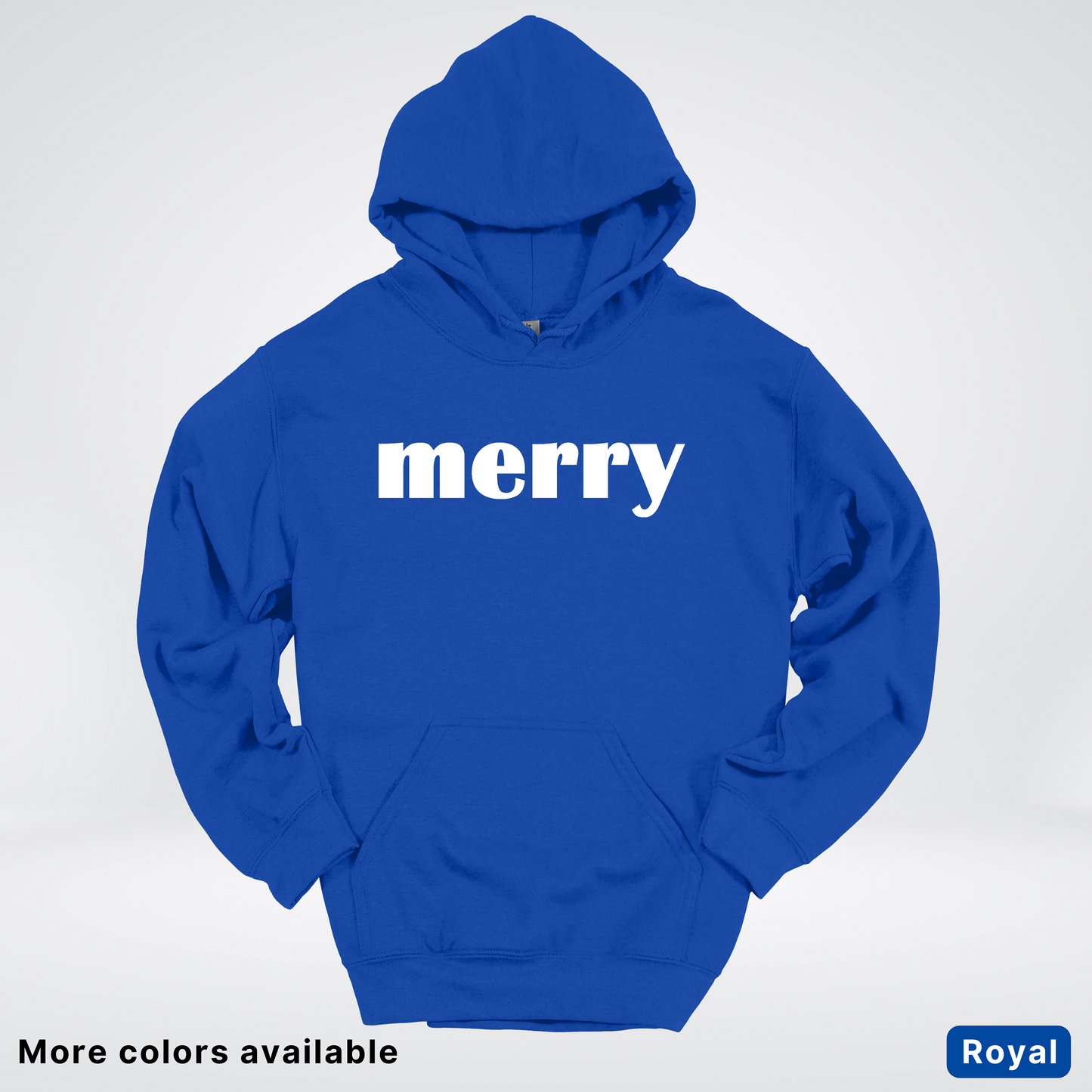 Merry - White Design - Hoodie