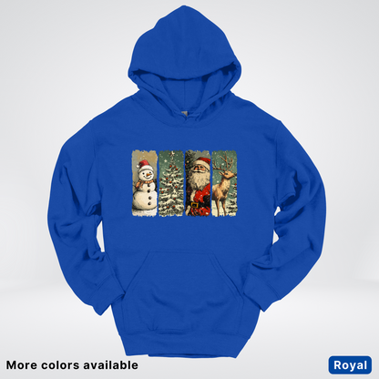 Classic Christmas Strip Art - Hoodie