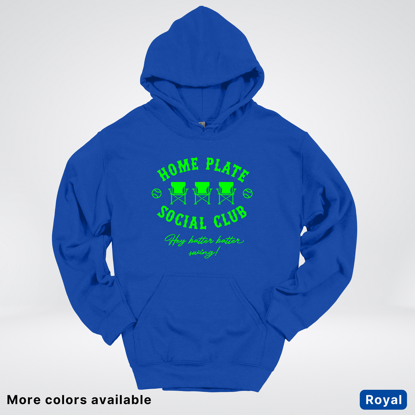 Home Plate Social Club – Green Design - Hoodie