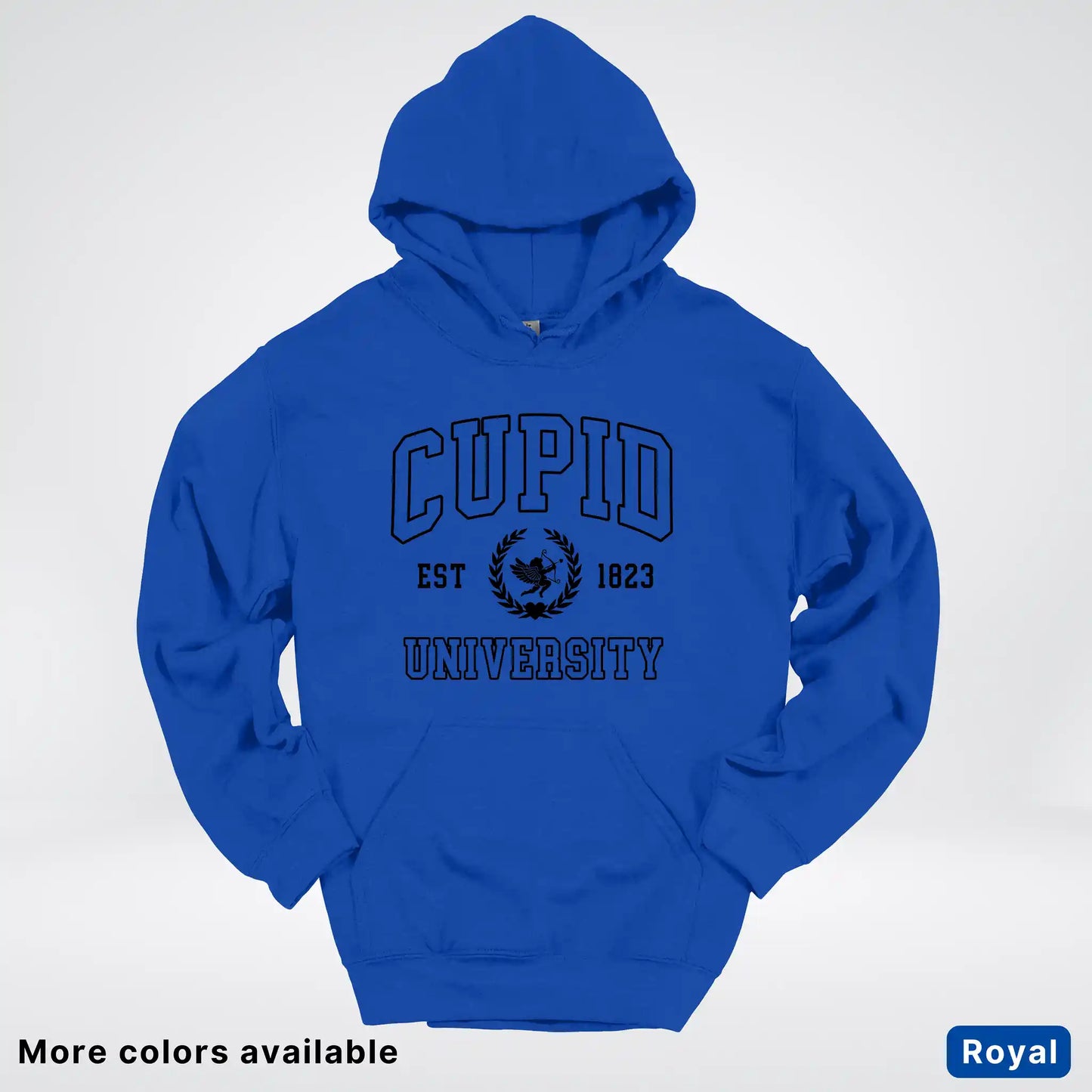 Cupid University Est 1823 - Black Design - Hoodie