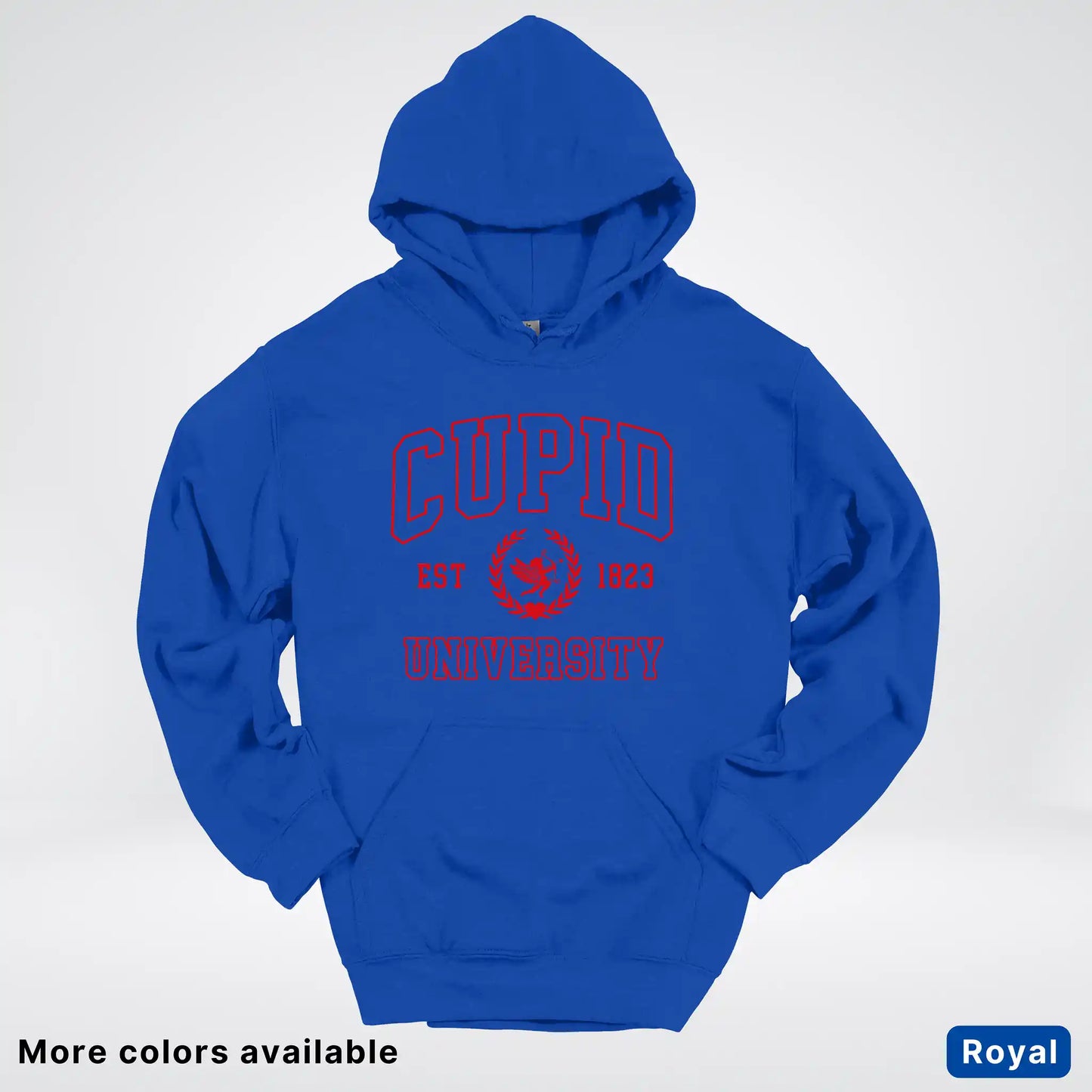 Cupid University Est 1823 - Red Design - Hoodie