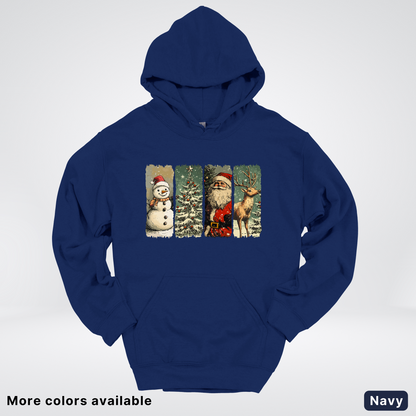 Classic Christmas Strip Art - Hoodie