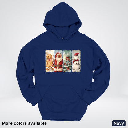 Vintage Christmas Quartet - Hoodie