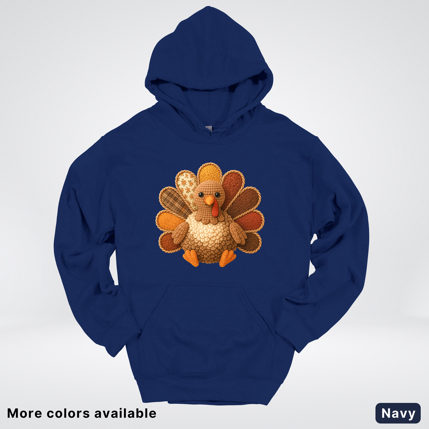 Turkey Crochet Thanksgiving Fall - Hoodie