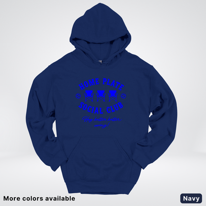 Home Plate Social Club – Blue Design - Hoodie