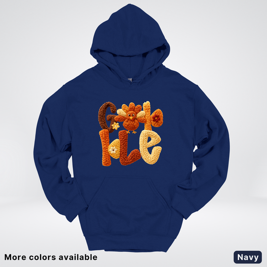 Gobble Crochet Turkey - Hoodie