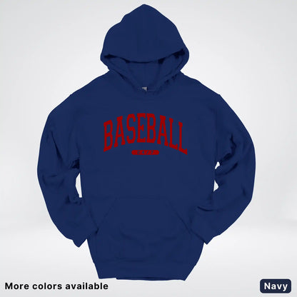 Baseball 24/7 – Maroon Design - Hoodie