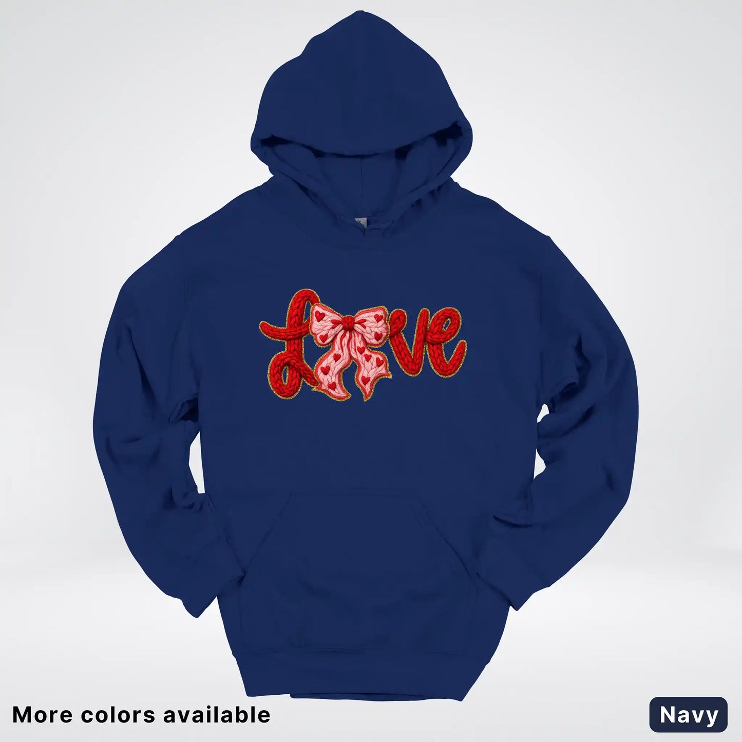 Love Bow Hook Yard Faux - Hoodie
