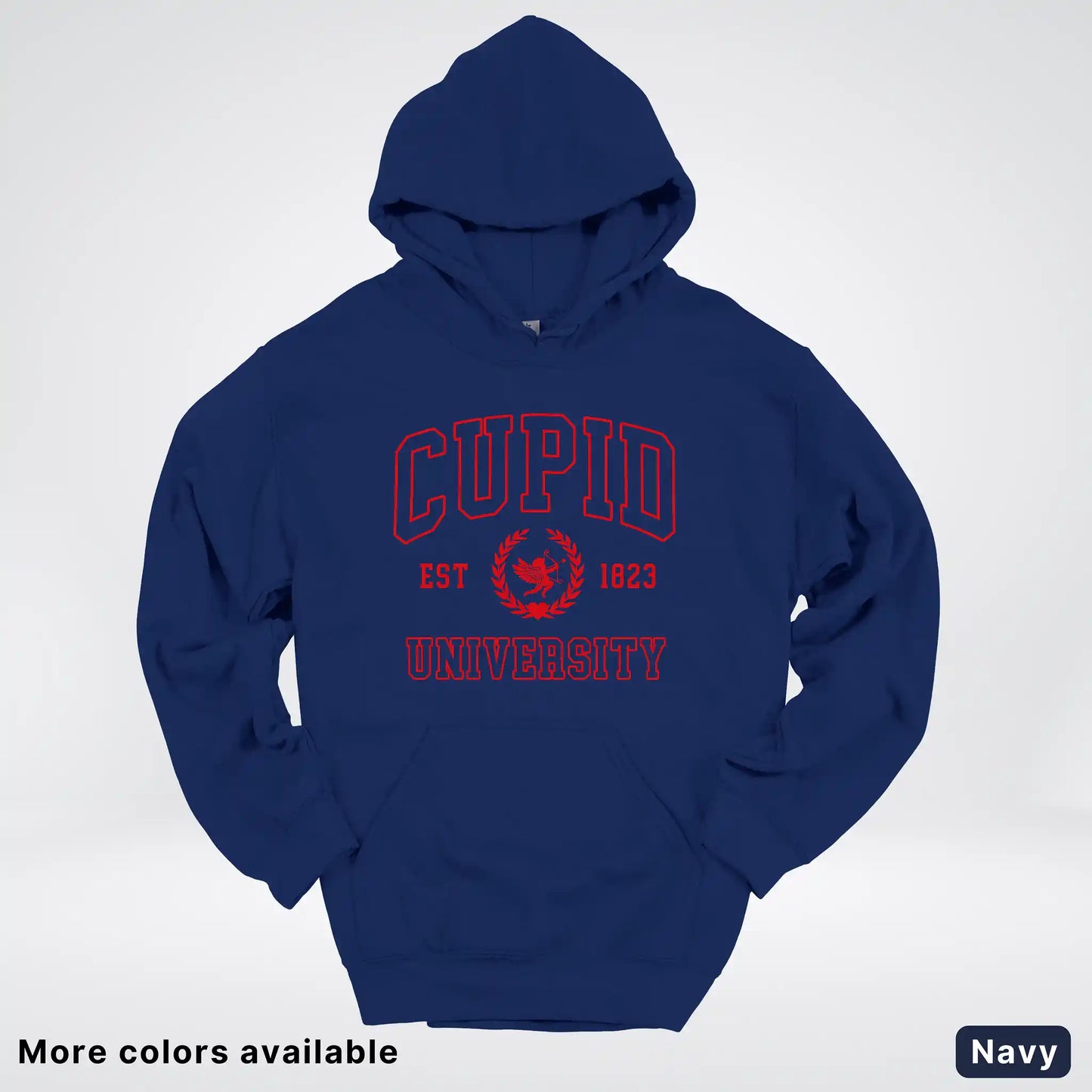 Cupid University Est 1823 - Red Design - Hoodie