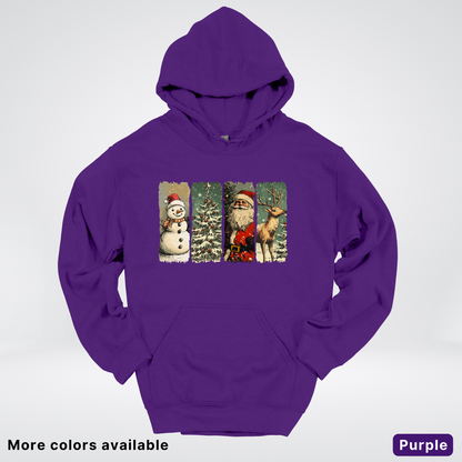 Classic Christmas Strip Art - Hoodie