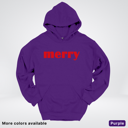 Merry - Red Design - Hoodie