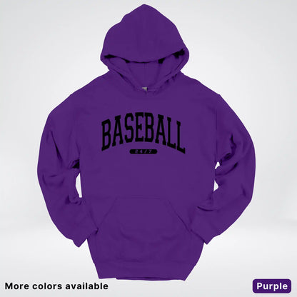 Baseball 24/7 – Black Design - Hoodie