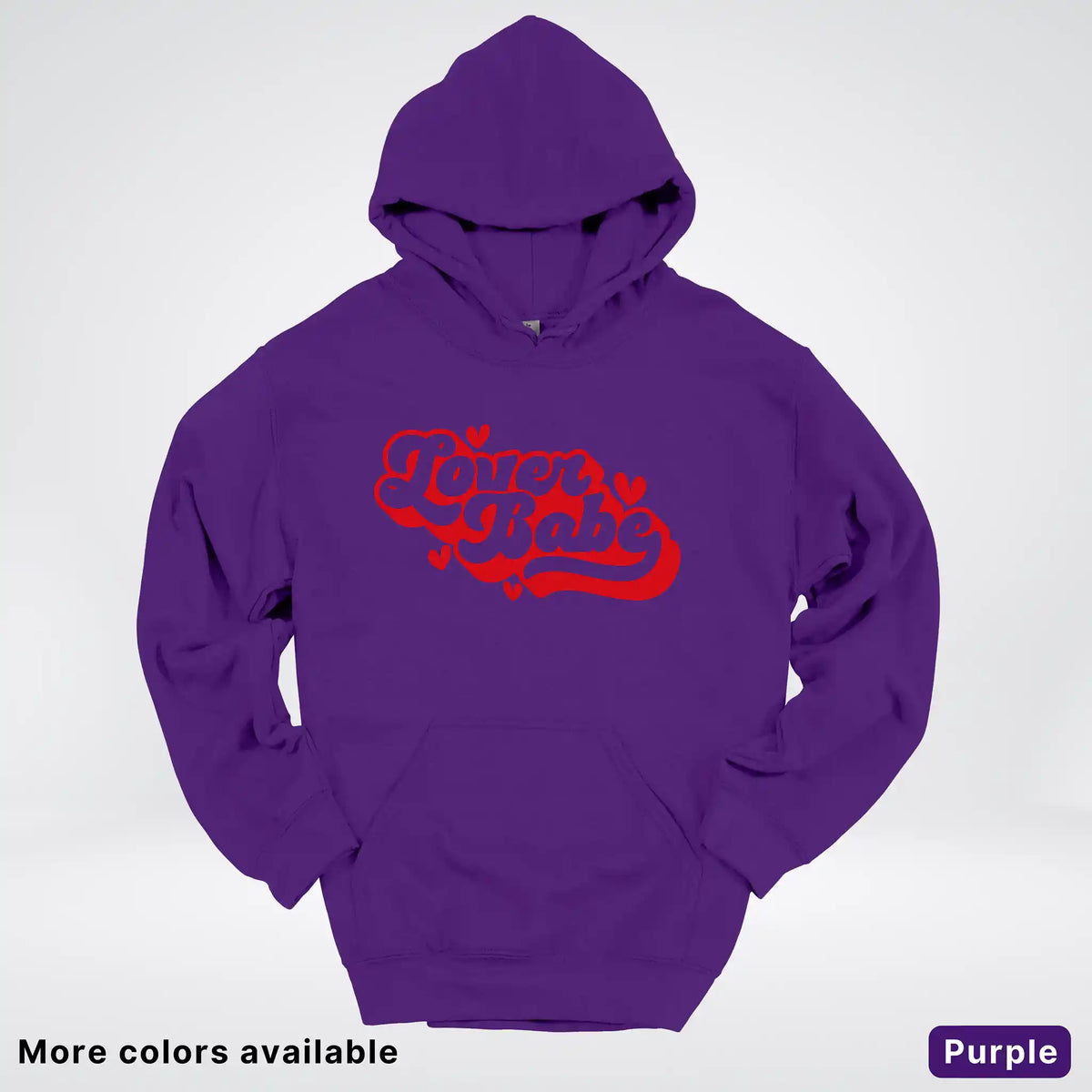 Lover Babe - Red Design - Hoodie