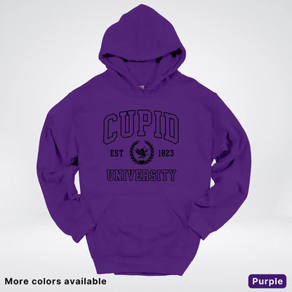 Cupid University Est 1823 - Black Design - Hoodie
