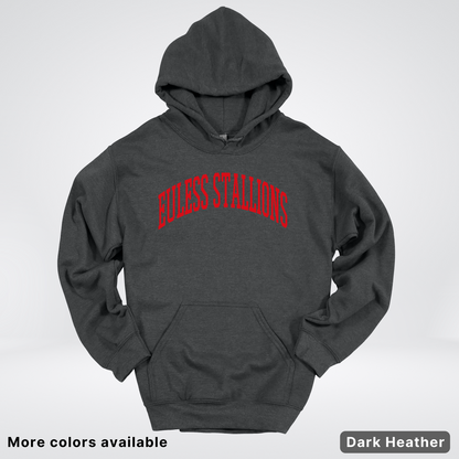 Euless Stallions – Classic Collegiate - Red Design - Hoodie