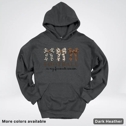 Football Is My Favorite Season – Game Day Bow - Hoodie