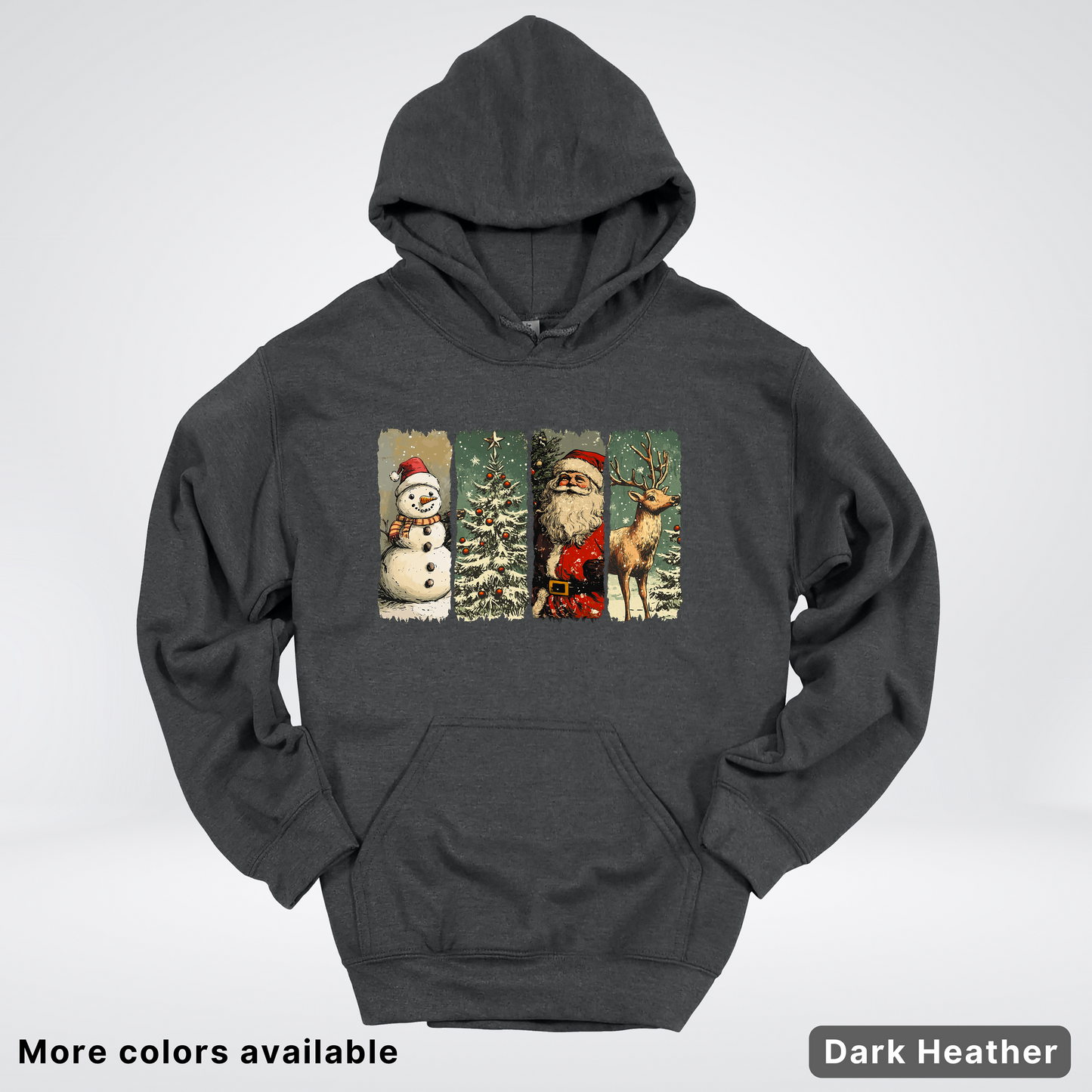 Classic Christmas Strip Art - Hoodie