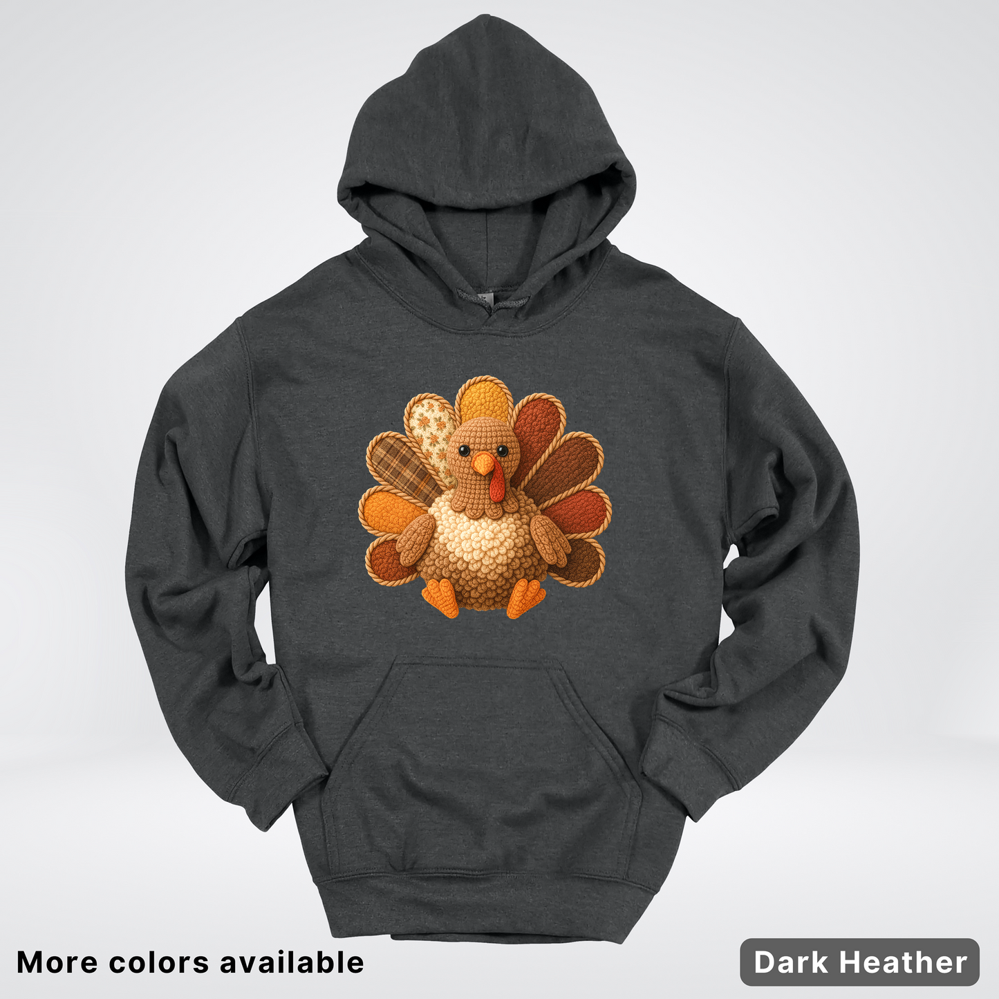 Turkey Crochet Thanksgiving Fall - Hoodie