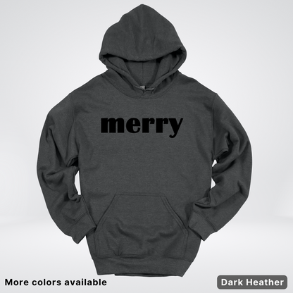 Merry - Black Design - Hoodie