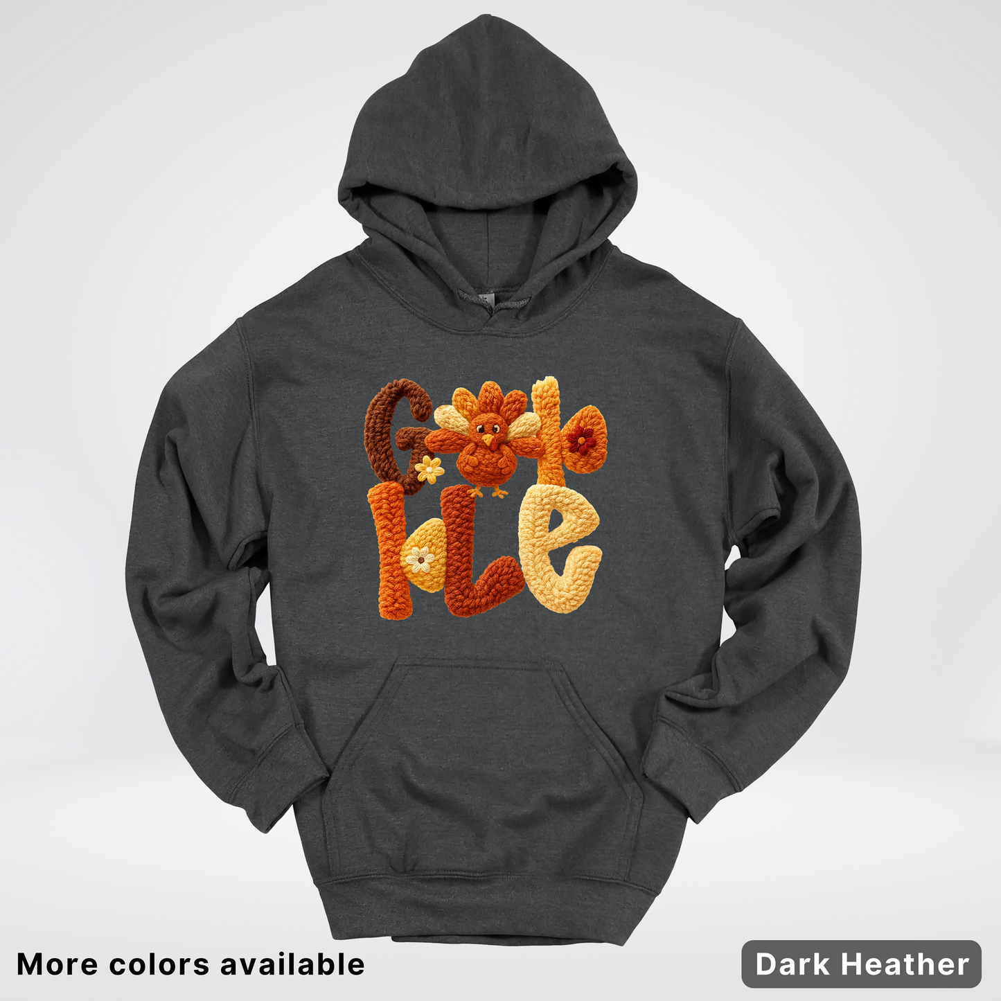 Gobble Crochet Turkey - Hoodie