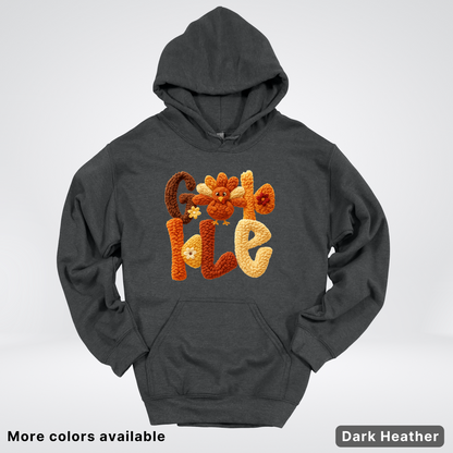 Gobble Crochet Turkey - Hoodie