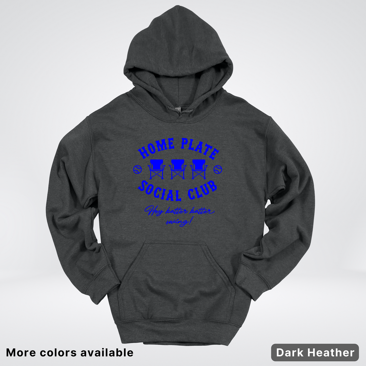 Home Plate Social Club – Blue Design - Hoodie