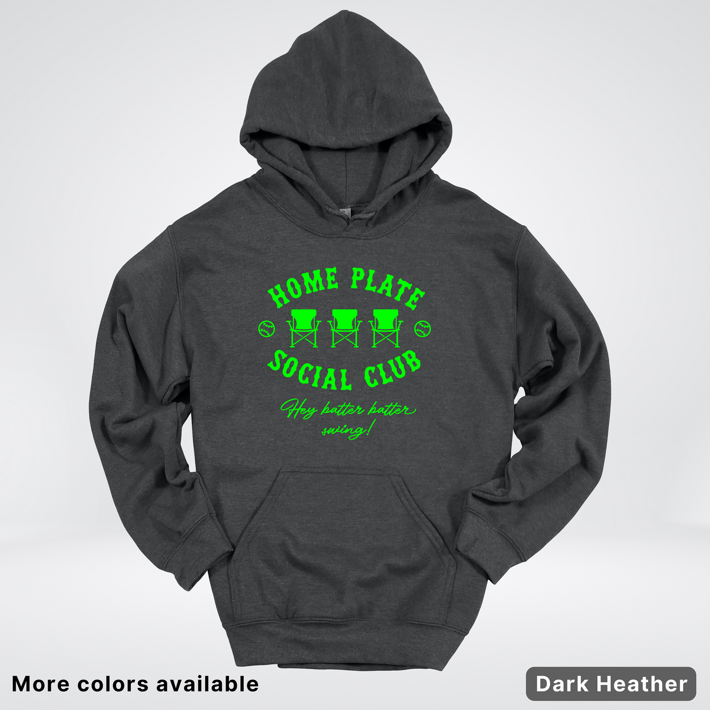 Home Plate Social Club – Green Design - Hoodie