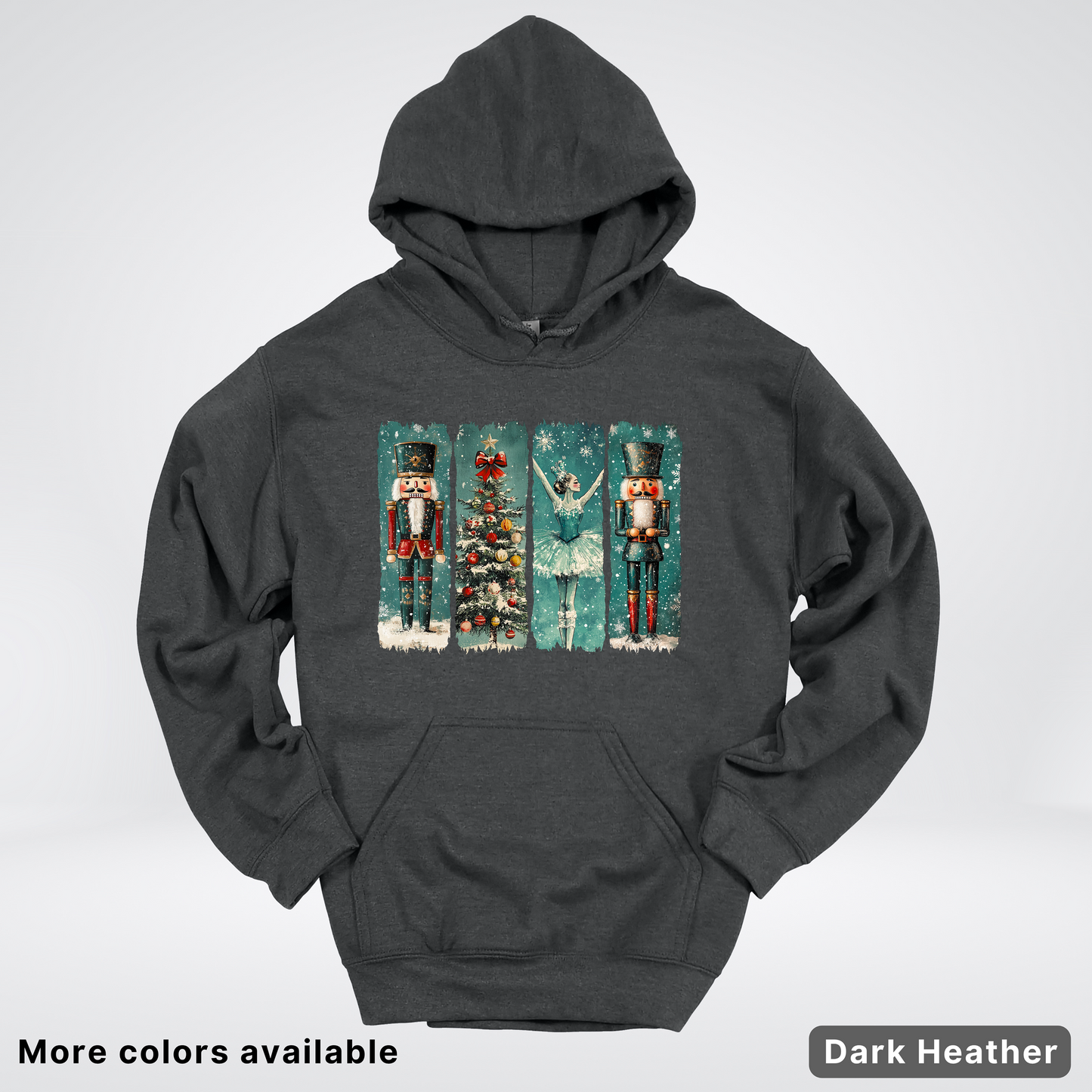 Vintage Nutcracker Ballet Panel - Hoodie