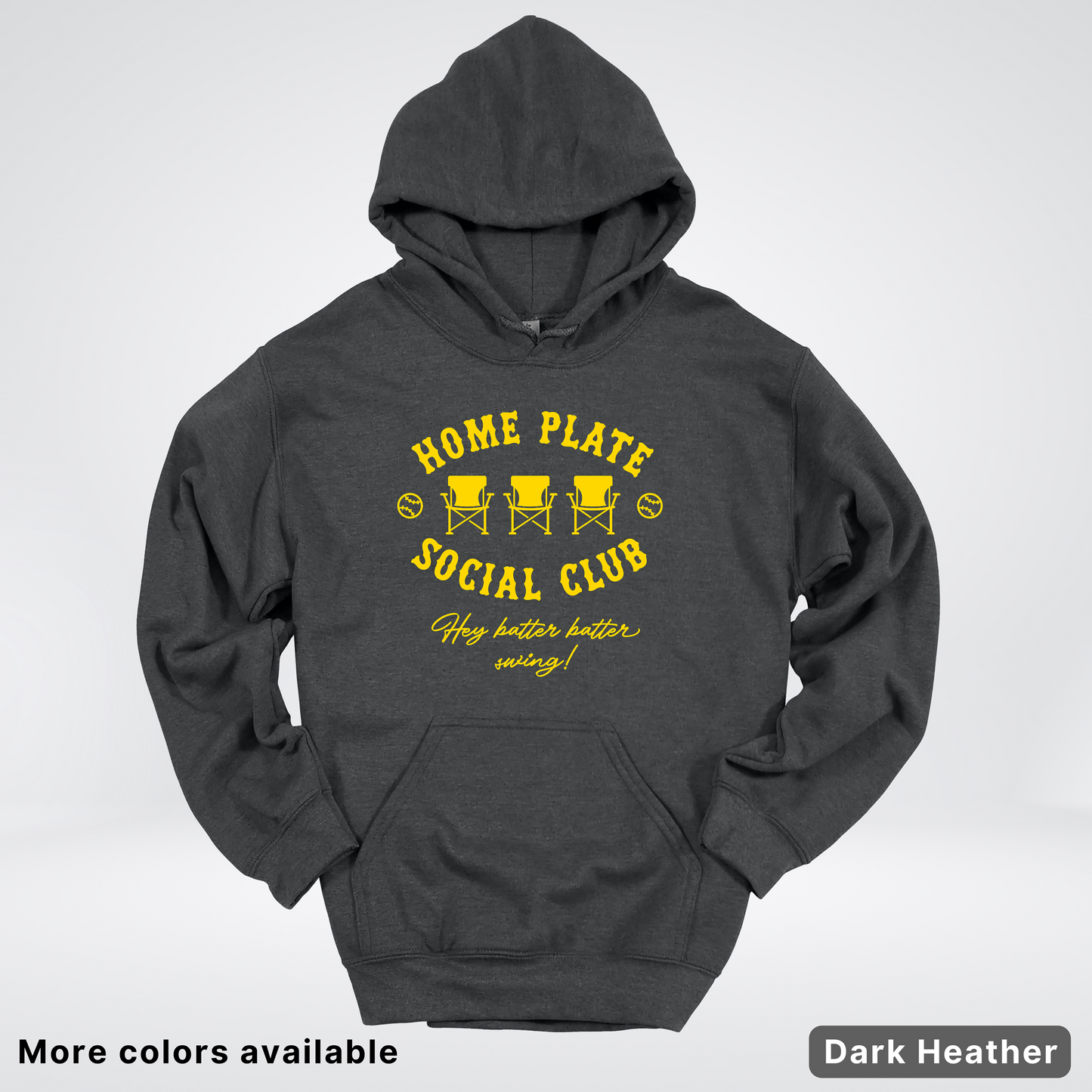 Home Plate Social Club – Gold Design - Hoodie