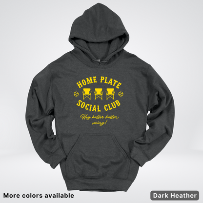 Home Plate Social Club – Gold Design - Hoodie