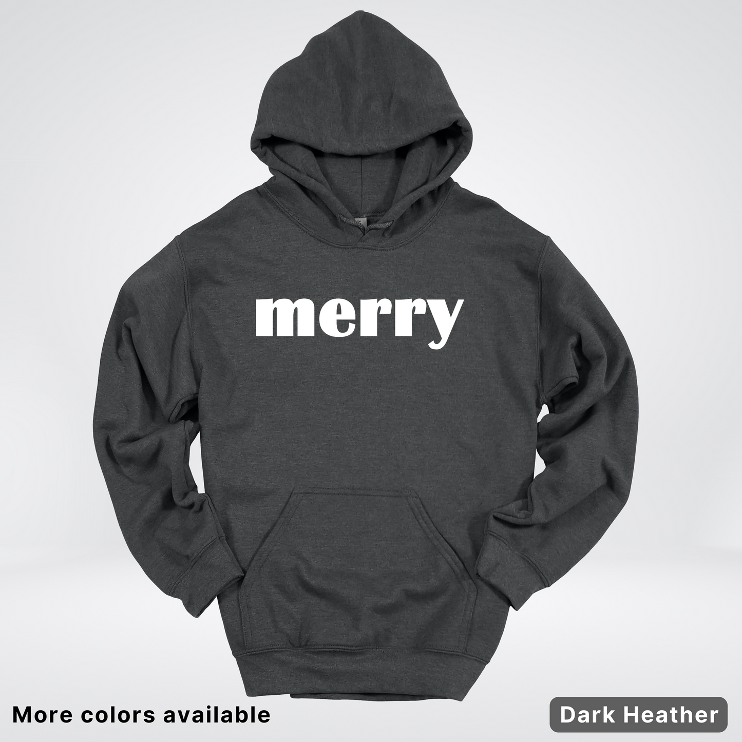 Merry - White Design - Hoodie