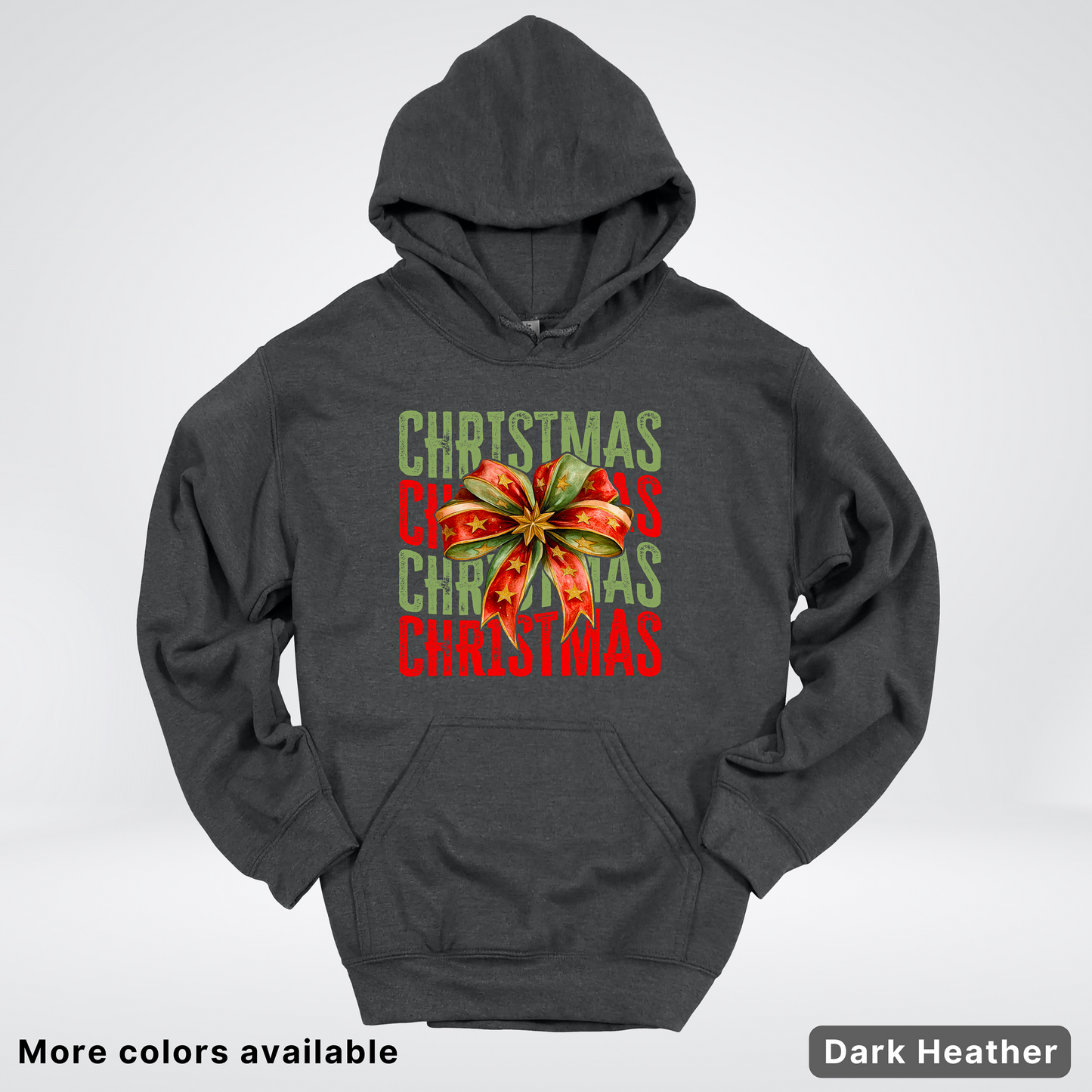 Christmas Star Bow - Hoodie