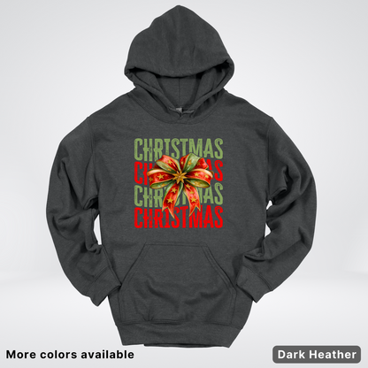 Christmas Star Bow - Hoodie