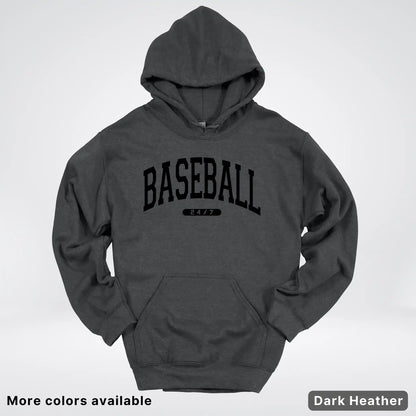 Baseball 24/7 – Black Design - Hoodie