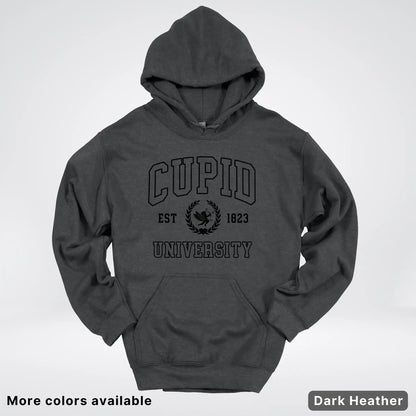 Cupid University Est 1823 - Black Design - Hoodie